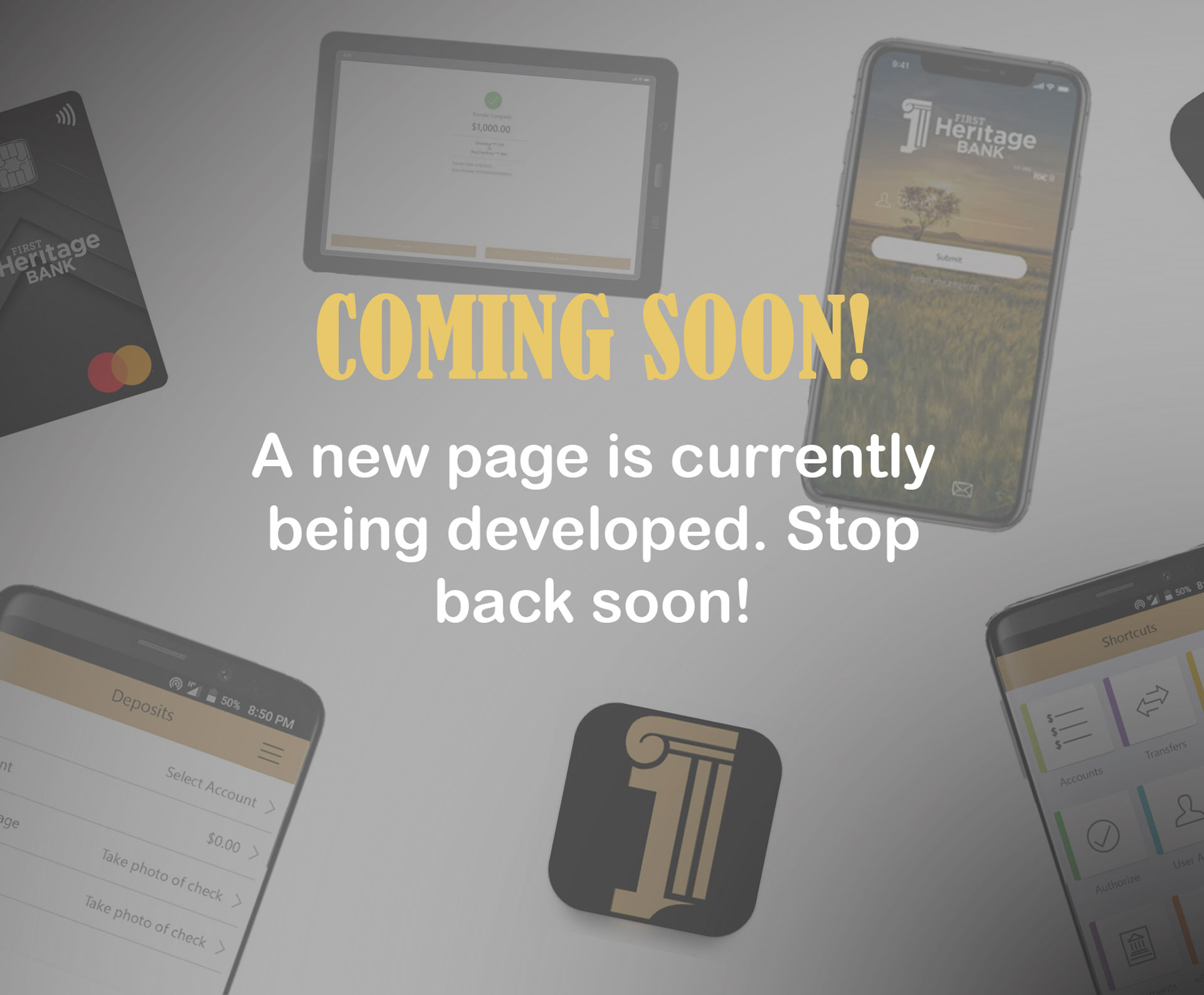 Coming Soon! A new page is being developed
